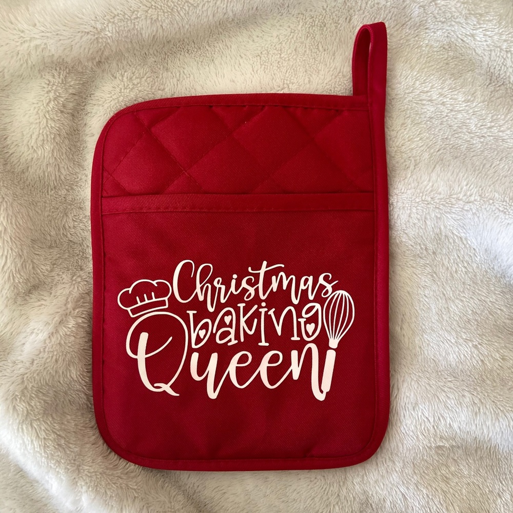 Christmas Baking Queen Pot Holder